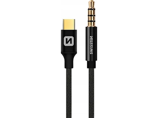 USB-kabel USB-C til mini Jack 3,5 mm 1,5 m svart (73501303)