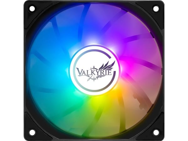 Valkyrie V12F ARGB 120 kabinettvifte (svart)