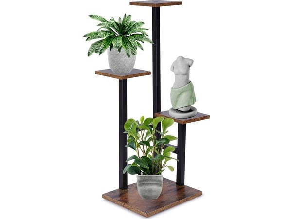 Vilde Blomsterstativ i metall, 4-lags, 84 cm