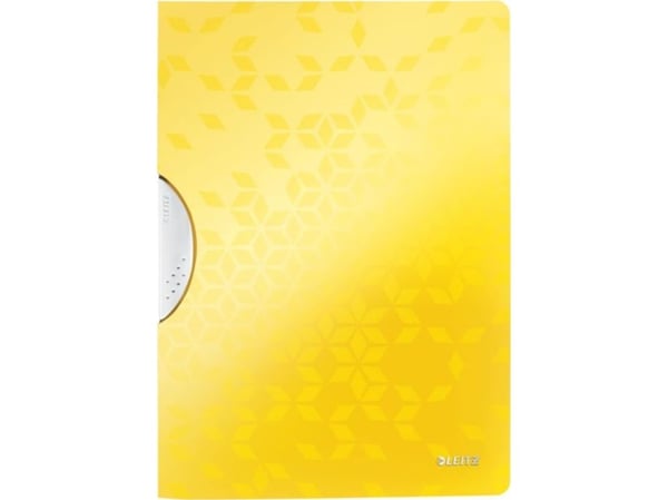 Leitz WOW ColorClip - Klipsfil - for A4 (210 x 297 mm) - kapasitet: 30 ark - gul