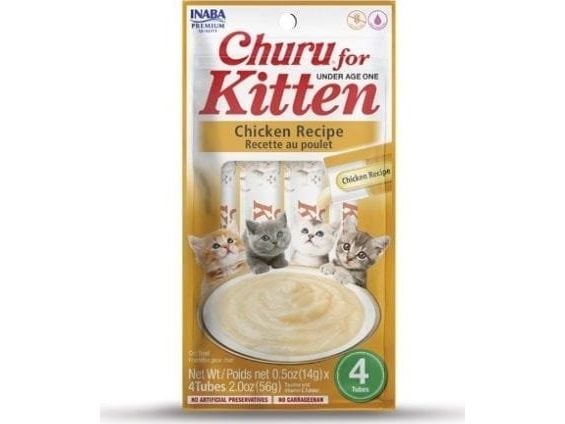 Churu Cat Kitten Chicken 4x14g