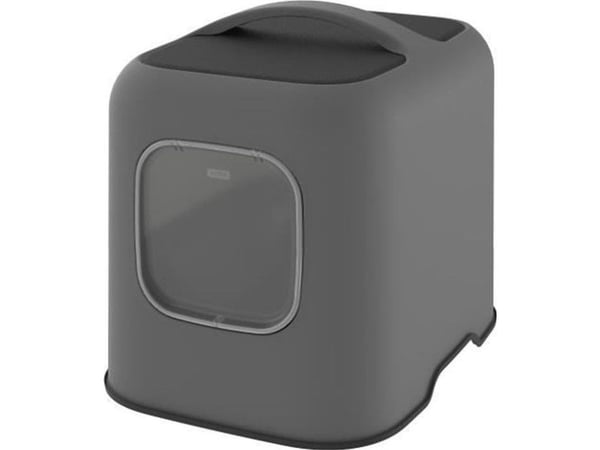 Rotho BIALA, Katt, Kattedo med lokk, Sort, Grå, Plast, 395 mm, 510 mm