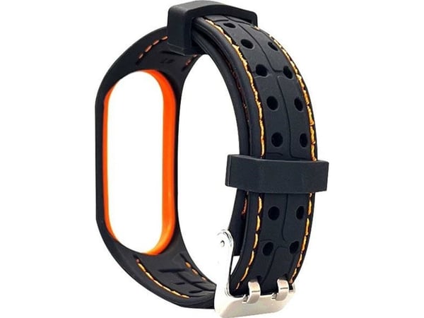Beline stropp til Mi Band 7 svart/oransje