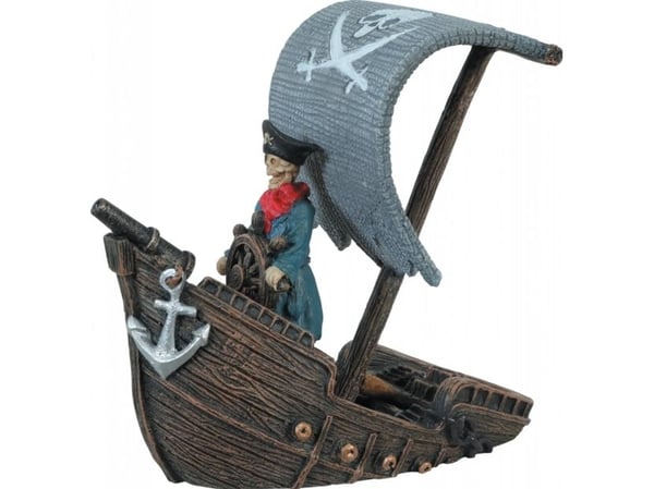 Zolux ZOLUX akvaariokoriste merirosvolaiva 17 cm