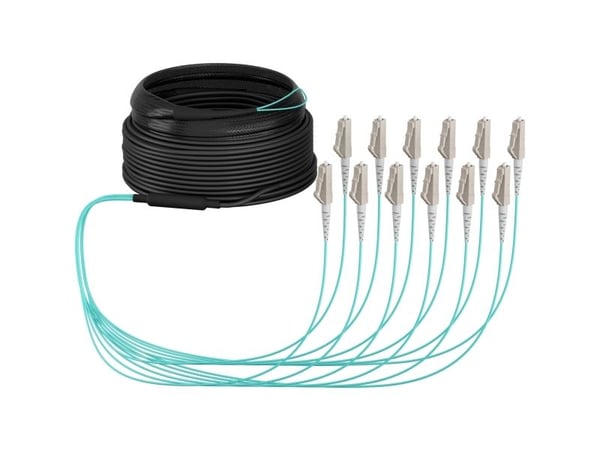 EFB Elektronik O8342S20OM3, 20 m, U-DQ(ZN) BH, OM3, 12x LC, 12x LC