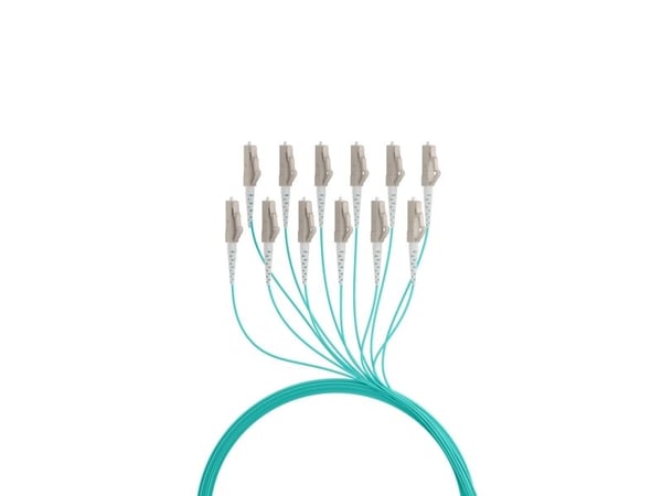 EFB Elektronik O8342S10OM3, 10 m, U-DQ(ZN) BH, OM3, 12x LC, 12x LC