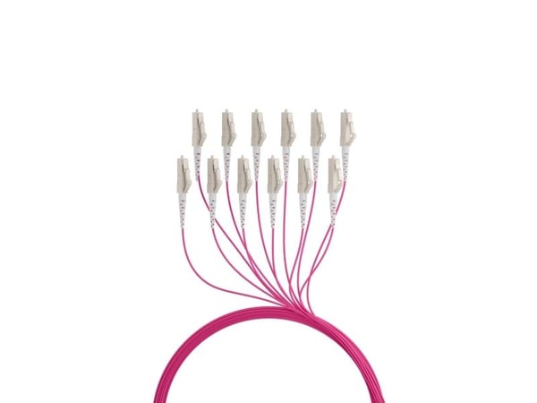 EFB Elektronik Trunkkabel U-DQ ZN BH OM4 12G 1x12 LC-LC 130m Dca LSZH - Kabel - 130 m (O8342S130OM4)