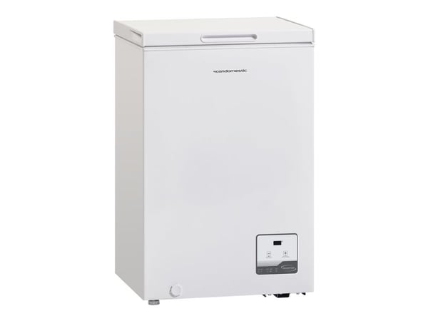 Scandomestic Standard CF100WD - Kiste - bredde: 54.5 cm - dybde: 47.6 cm - høyde: 83.5 cm - 99 liter - Klasse D - hvit Scandomestic Standard CF100WD - Kiste - bredde: 54.5 cm - dybde: 47.6 cm - høyde: 83.5 cm - 99 liter - Klasse D - hvit