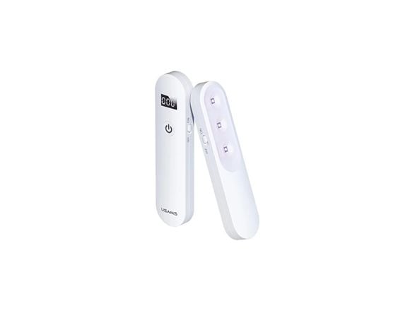 USAMS Mini UV-C desinfeksjonslampe håndsterilisator hvit/hvit ZB159XDD01 (US-ZB159)