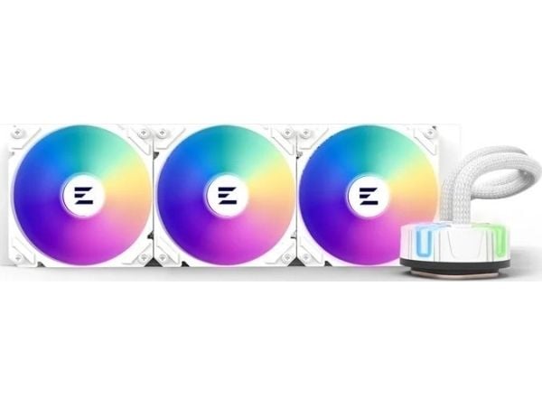 Zalman Reserator5 Z36 ARGB, Alt-i-ett væskekjøler, 12 cm, Hvit