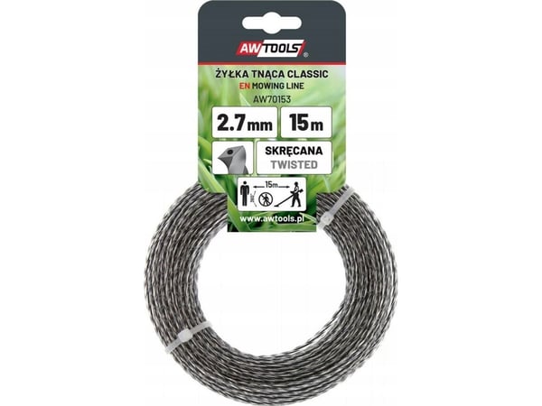 AWTools AWTOOLS CLASSIC CUTTING LINE 2,7x15m/TVIST
