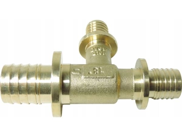 TECEflex reduserende T-stykke 25 x 16 x 20 messing standard TECEflex 760544