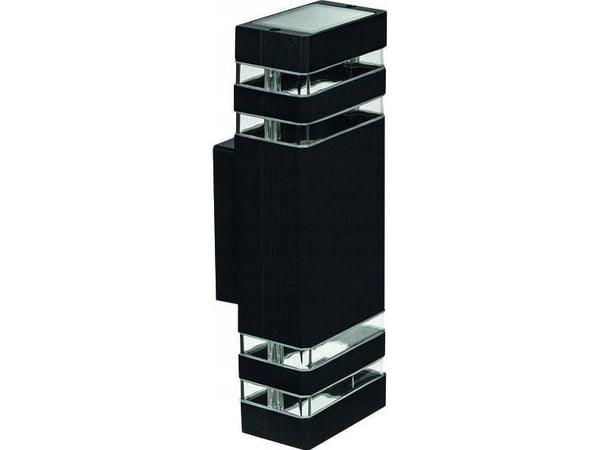 ECOLIGHT2 Eco Light utendørs vegglampe OE-1C EC79004, IP54, 2x35W GU10, svart