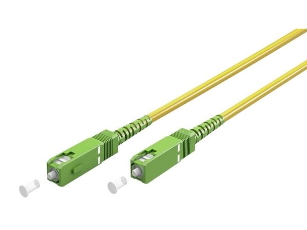 Goobay Kabel światłowodowy (FTTH), Singlemode (OS2) Gul, Żółty (Simplex), 30 m - Długość kabla 30 m