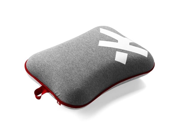 Skross Travel Pillow, Grå, Voksne, Unisex, Polyurethan, Ull/Polyester, Bus, Bil, Flyreiser