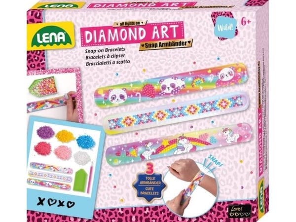 Lena 42726, Diamantmalesett for barn, 6 år, Flerfarget