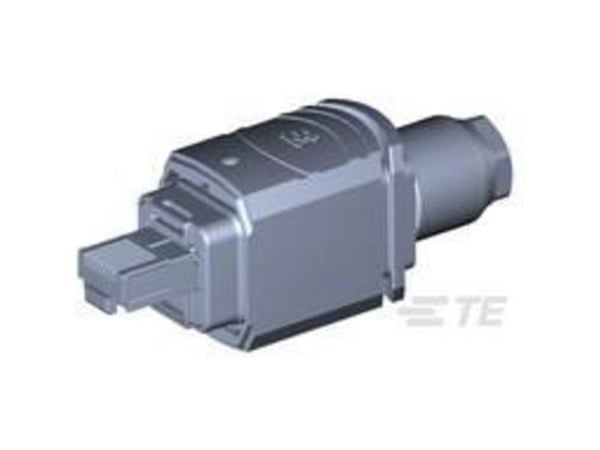 TE Connectivity RJ-liitin 1987004-2 Liitin, suora nastanumero (RJ) 8P8C Vihreä 1 kpl