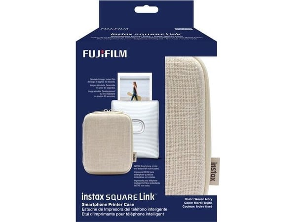 Fujifilm instax Square Link Printer Case vävda elfenben