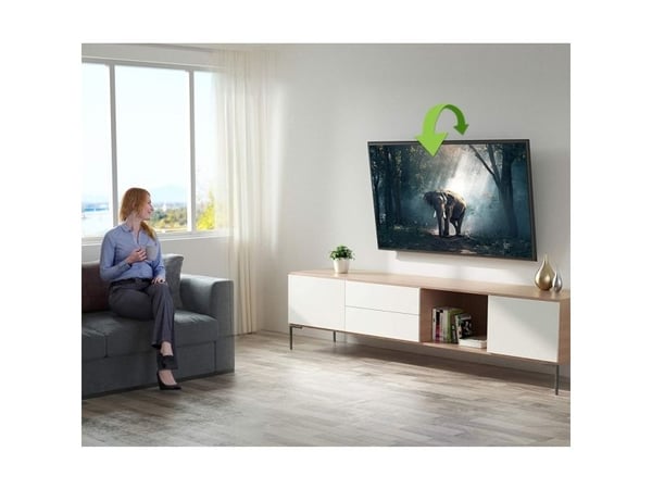 Techly ICA-PLB 148L, 165,1 cm (65"), 100 x 100 mm, 600 x 400 mm, -2 - 12°, -90 - 90°, Sort