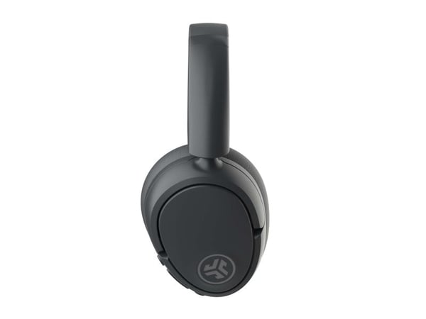 JLab JBuds Lux - Hodetelefoner med mikrofon - full størrelse - Bluetooth - trådløs, kablet - aktiv støydemping - USB-C - grafitt