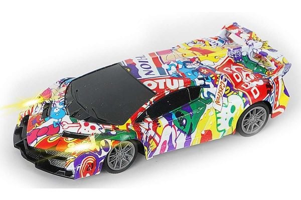 Graffiti Racing R/C-bil med lys 1:20, 27MHz