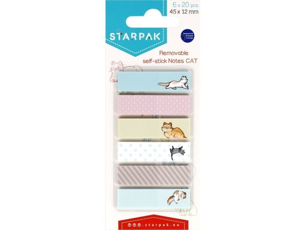 Starpak ZAKLADKA IND 45X12/20K 6KOL KOT STK FOL24/240