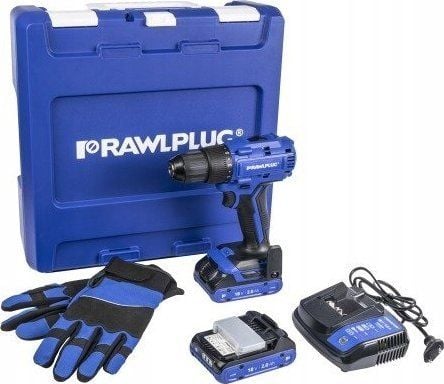 Bore-/skrumaskin RawlPlug R-PDD18-55-S; 18 V (med batteri og lader)