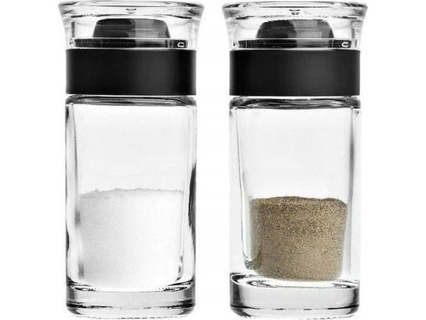 LEONARDO Cucina, Salt- og pepperbøssesett, Gjennomsiktig, CUCINA, 40 ml, 4,3 cm, 43 mm