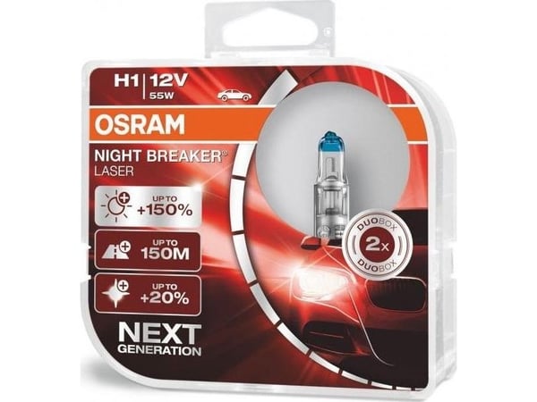 Osram Night Breaker Laser - H1 Auton polttimot