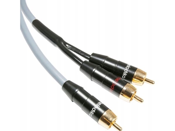 Melodika Melodika MDSWY120G Y-type subwooferkabel (RCA-2xRCA) Gunmetal - 12m