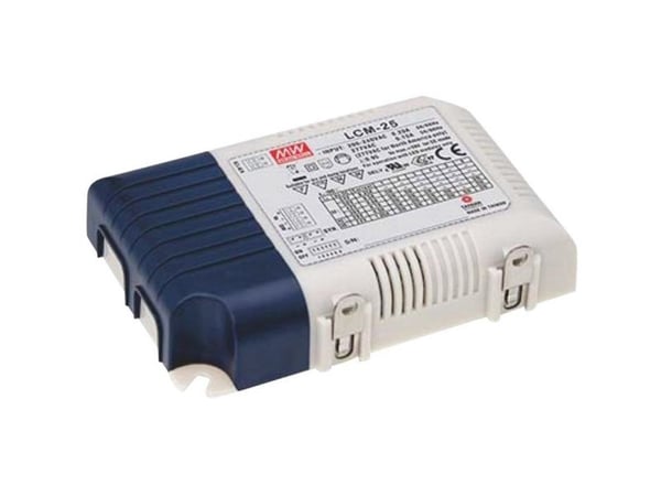 MEAN WELL LCM-25, 25,2 W, 47 ~ 63 Hz, 0.17/230VC, 0.15/277VC, 1,05 A, 54 V, 68 mm