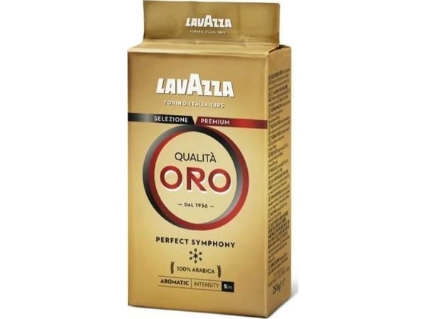Lavazza Qualità Oro, 250 g, Middels brent, Espresso, Veske