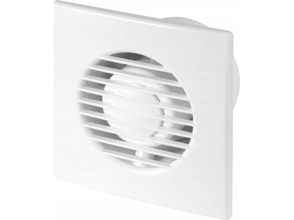 Awenta baderomsventilator Wabis Ø100 90m3/h 14W med fuktsensor og tidsbryter hvit Awenta WAB100H