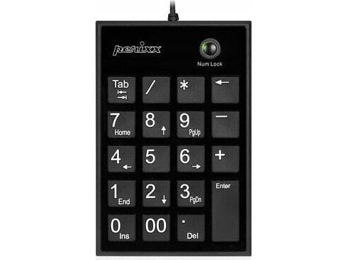 Perixx PERIPAD-202 USB numeriskt tangentbord, svart