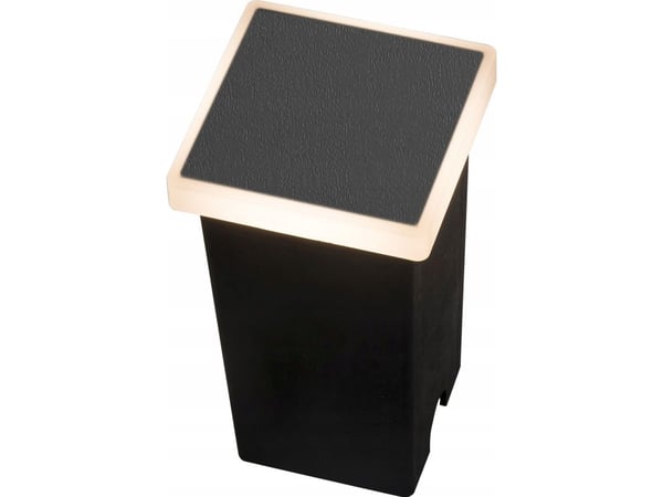 Vegglampe Azzardo Alf Square AZ4465 veggbelysning 1x3W LED 3000K svart/hvit