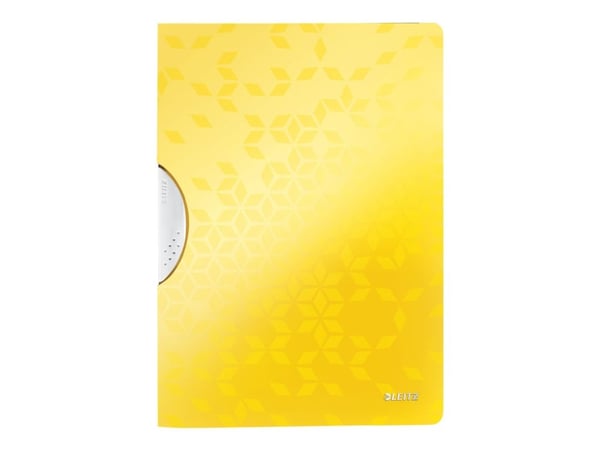 Leitz WOW ColorClip - Klipsfil - for A4 (210 x 297 mm) - kapasitet: 30 ark - gul