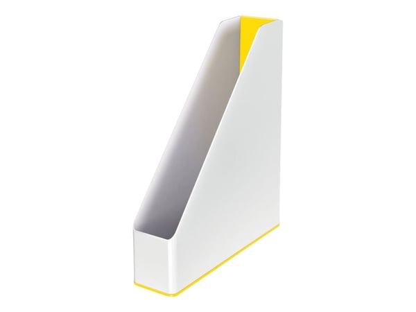 Leitz WOW Dual Colour - Magasinfil - ryggbredd: 73 mm - för A4 (210 x 297 mm) - gul