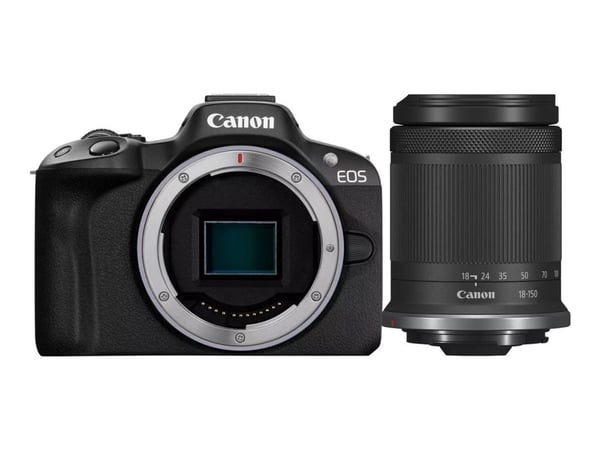 Canon EOS R50, 24,2 MP, 6000 x 4000 pikseliä, CMOS, 4K Ultra HD, Kosketusnäyttö, musta