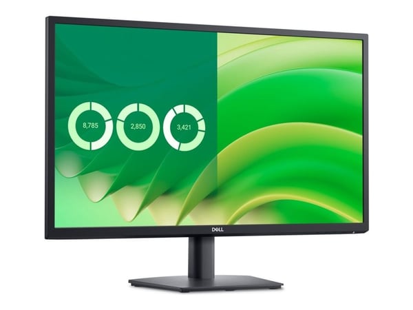Dell E2725H - LED-skjerm - 27" - 1920 x 1080 Full HD (1080p) @ 75 Hz - VA - 300 cd/m² - 3000:1 - 5 ms - VGA, DisplayPort - BTO - med 3-års Advanced...