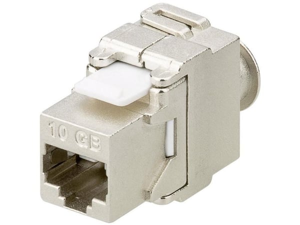Goobay 95900, Flat, Sølv, RJ-45, IDC, Hunkjønn, 10GBase-T