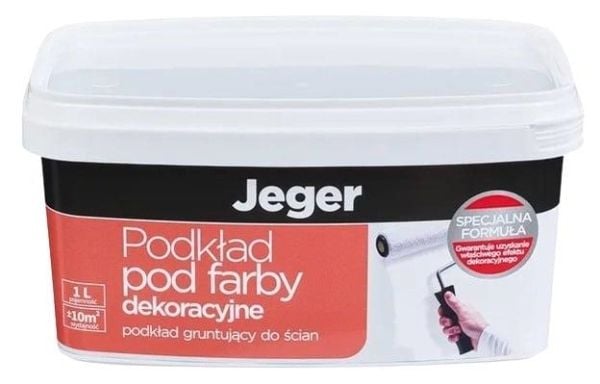 Emaljemaling Jeger PRIMER FOR DECO PAINTS, hvit, 1 l
