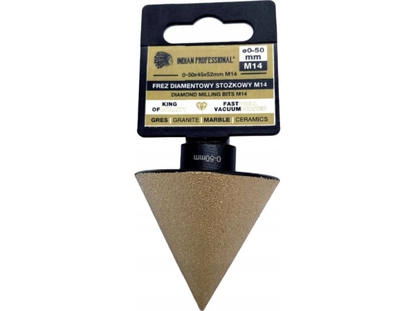 TAPERED DIAMANT CUTTER M14 2-48mm /INDIAN PROFESSIONAL