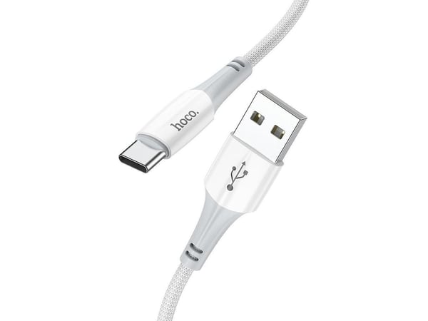 USB-kabel Partner Tele.com USB-A til USB-C hvit