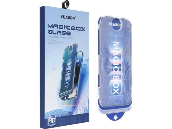 VMAX Tempered Glass 6D Pro Veason Easy-Install Glass - for Iphone 15 Plus svart