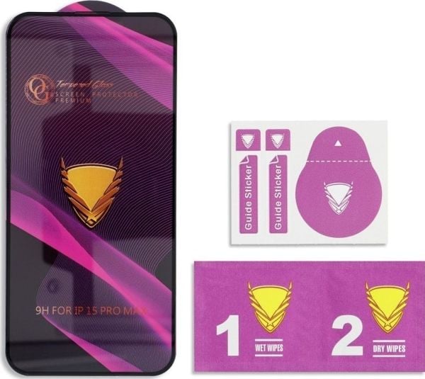 TelForceOne Tempered Glass OG Premium Glass - for Samsung Galaxy A12 / M12 / F12 svart