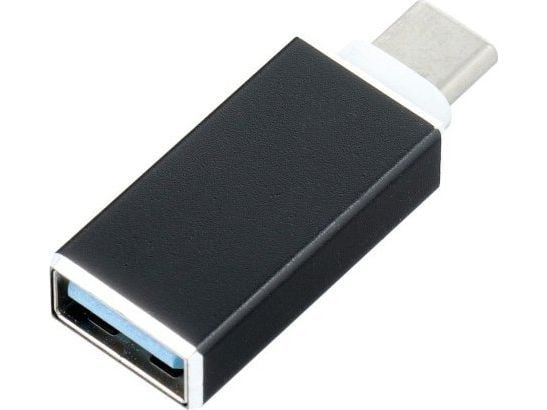 OEM-sovitin OTG USB A 3.0 (żeński) do Typ C (męski) czarna