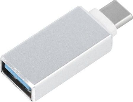 OEM-sovitin OTG USB A 3.0 (żeński) do Typ C (męski) biały