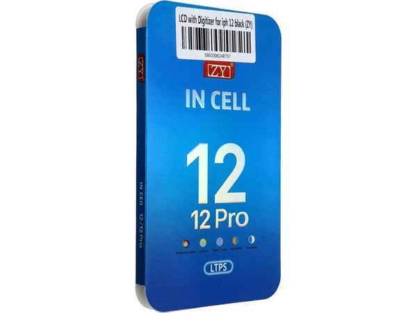 OEM skjerm til iPhone 12 / 12 Pro med berøringsskjerm svart (ZY-LTPS) IC
