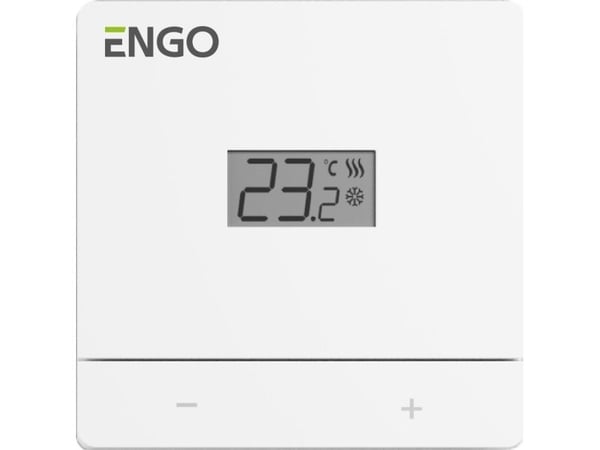 Eno trådløs termostatregulator hvit batteridrevet EASYBATW