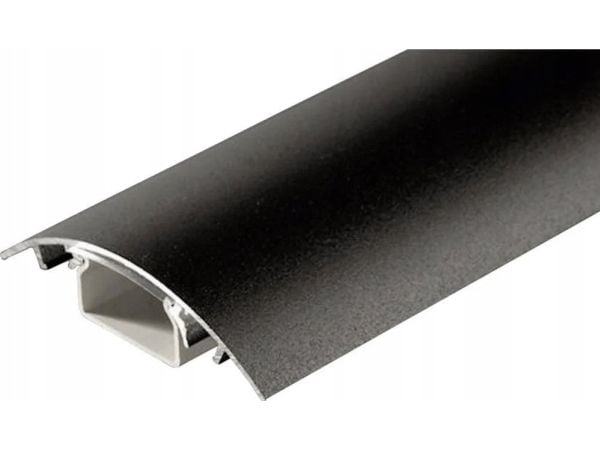 Alunovo kabelkanal SM90-025, svart (matt), (L x B x H) 250 x 80 x 20 mm; 1 stk.